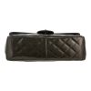 Chanel  Timeless Jumbo shoulder bag  in dark green patent quilted leather - Detail D1 thumbnail