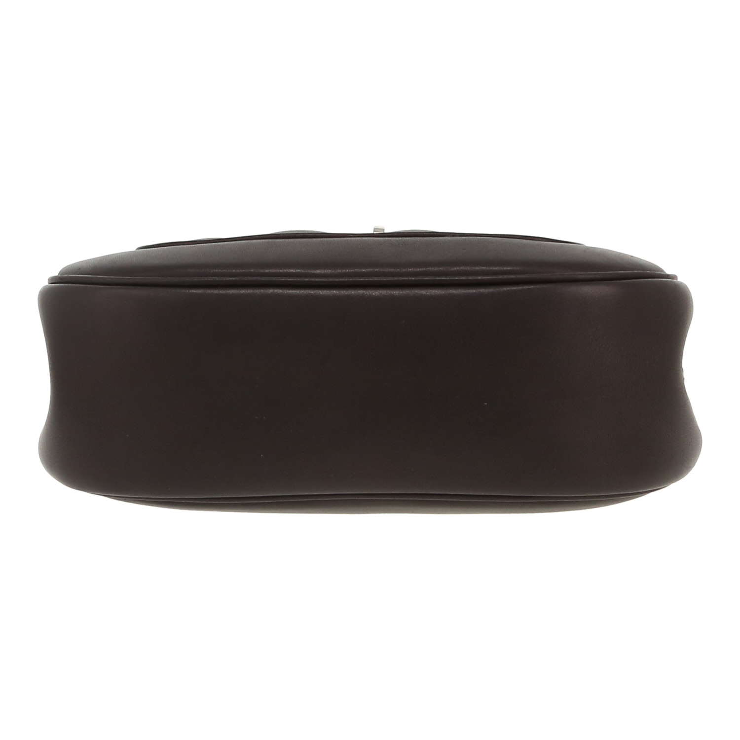 Borsa a tracolla Hermès  Berline modello piccolo  in pelle Swift nera - Detail D1