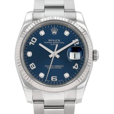 Orologio Rolex Oyster Perpetual Date in acciaio Ref: Rolex - 115234  Circa 2002