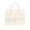 Louis Vuitton  Lockme handbag  in white grained leather - 360 thumbnail