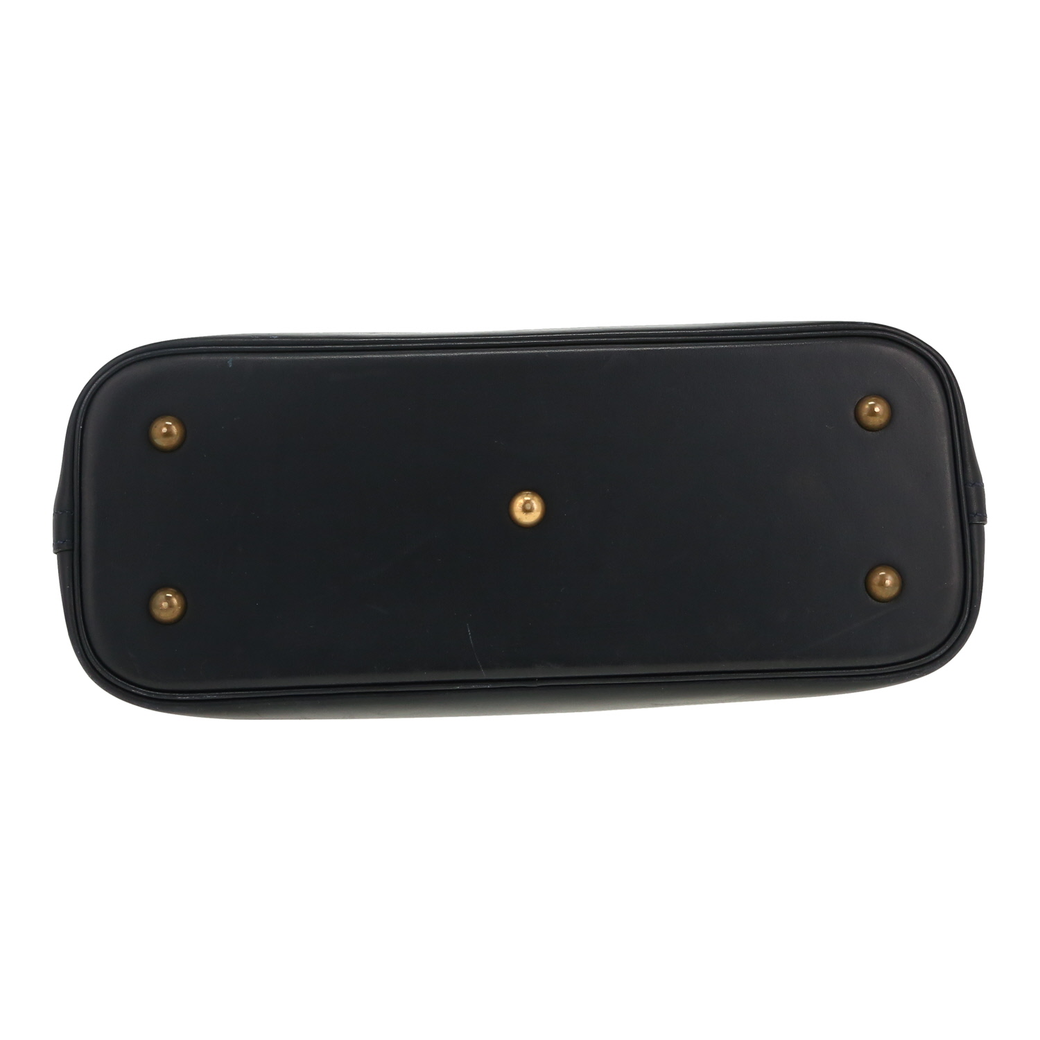 Sac à main Hermès  Bolide 31 cm en cuir box bleu - Detail D1