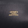 Hermès  Bolide 31 cm handbag  in blue box leather - Detail D2 thumbnail