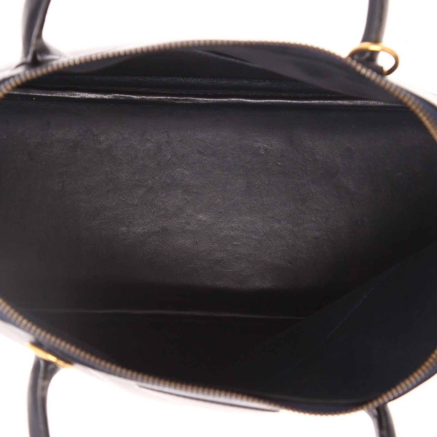 Sac à main Hermès  Bolide 31 cm en cuir box bleu - Detail D3