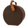 Louis Vuitton  Boîte chapeau 30 hat box  in brown monogram canvas  and natural leather - 00pp thumbnail