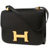 Hermès  Constance handbag  in black box leather - 00pp thumbnail