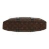 Porte-documents Louis Vuitton  Dandy en toile monogram marron et cuir noir - Detail D1 thumbnail