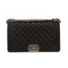 Chanel  Boy shoulder bag  in black quilted leather - 360 thumbnail