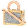 Bauletto Louis Vuitton  Micro Malle Capitale in tela e pelle naturale - 00pp thumbnail