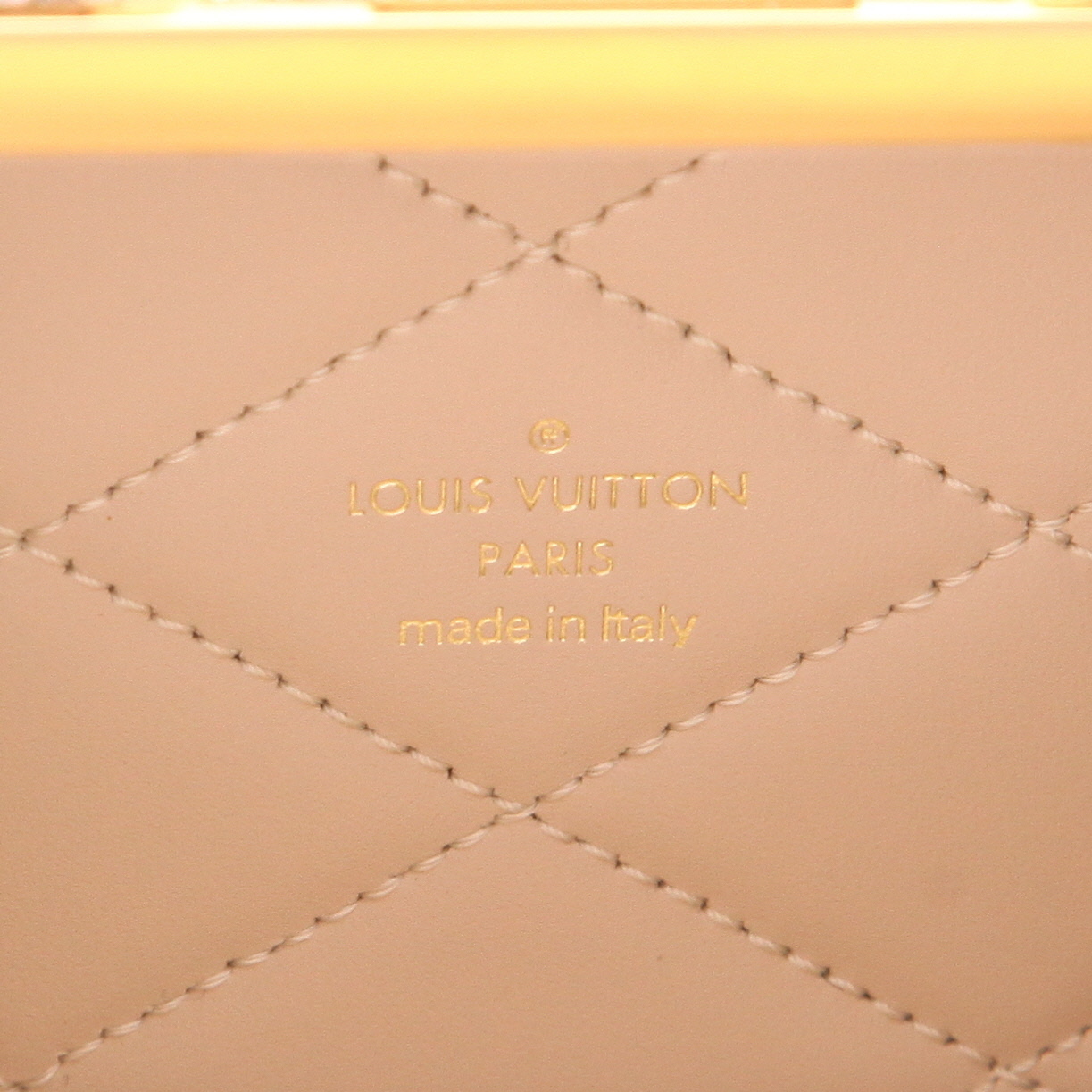 Malle Louis Vuitton  Micro Malle Capitale en toile et cuir naturel - Detail D2