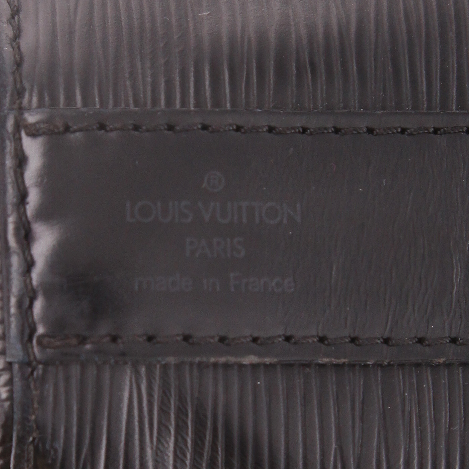 Borsa Louis Vuitton  Bucket in pelle Epi nera - Detail D2