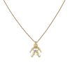 Collier Chopard Happy Diamonds en or jaune, diamants et rubis - 00pp thumbnail