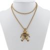 Collier Chopard Happy Diamonds en or jaune, diamants et rubis - 360 thumbnail