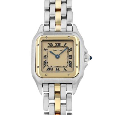 Orologio Cartier Panthère modello piccolo  in oro e acciaio Ref: Cartier - 1057917  Circa 1990