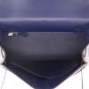 Hermès  Kelly 25 cm handbag Padded in Sapphire Blue Swift leather - Detail D3 thumbnail