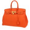 Bolso de mano Hermès  Birkin 35 cm en cuero togo naranja - 00pp thumbnail