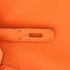 Hermès  Birkin 35 cm handbag  in orange togo leather - Detail D4 thumbnail