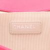 Chanel  Boy shoulder bag  in pink quilted leather - Detail D2 thumbnail