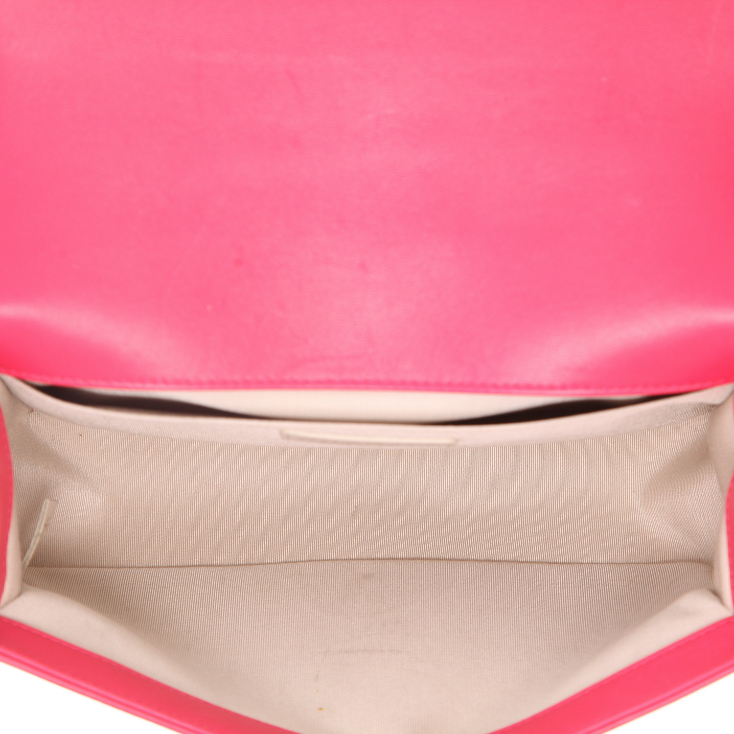 Sac bandoulière Chanel  Boy en cuir matelassé rose - Detail D3