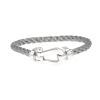 Fred Force 10 large model bracelet in white gold and stainless steel - 360 thumbnail