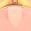 Louis Vuitton  Speedy Editions Limitées handbag  in beige and red canvas  and pink leather - Detail D2 thumbnail