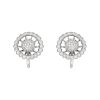 Paire de boucles d'oreilles Boucheron Ma Jolie en or blanc et diamants - 00pp thumbnail