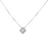 Van Cleef & Arpels Vintage Alhambra necklace in white gold and chalcedony - 00pp thumbnail