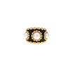 Anello Chanel 3 symboles in oro giallo, smalto e perle - 360 thumbnail