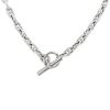 Hermès Chaîne d'Ancre small model necklace in silver - 00pp thumbnail