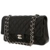 Bolso de mano Chanel  Timeless Classic en cuero acolchado negro - 00pp thumbnail