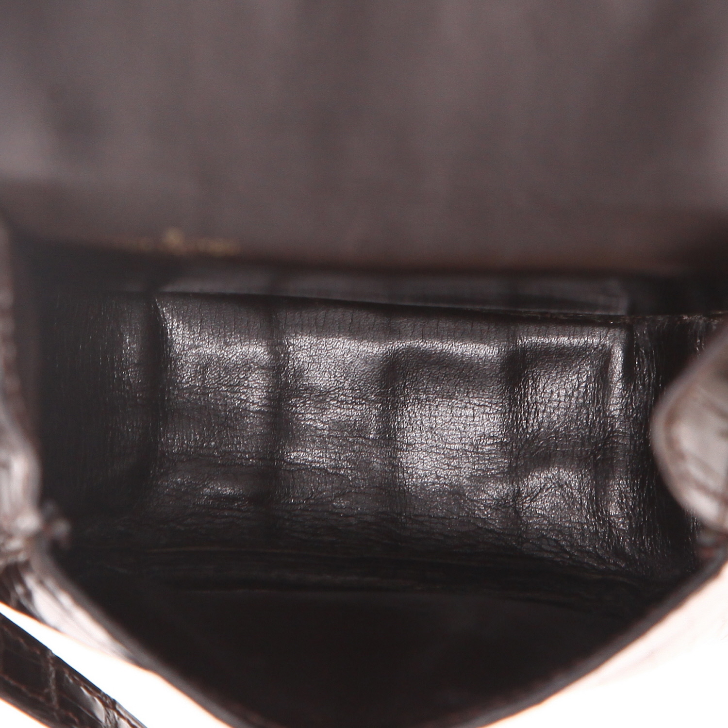 Borsa a tracolla Louis Vuitton  Saint Cloud mini  in coccodrillo marrone - Detail D3