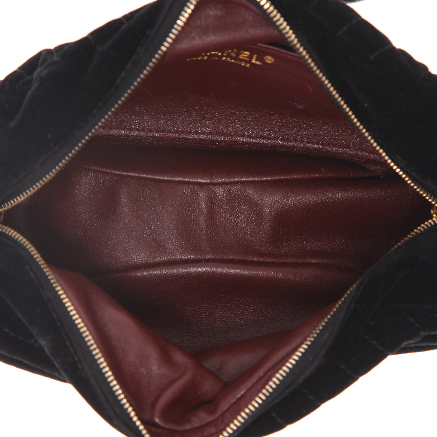 Sac à main Chanel  Vintage en velours noir - Detail D3