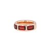 Pomellato Iconica ring in pink gold and garnets - 00pp thumbnail