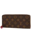 Billetera Louis Vuitton  Clémence en lona Monogram revestida marrón - 00pp thumbnail