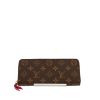 Billetera Louis Vuitton  Clémence en lona Monogram revestida marrón - 360 thumbnail