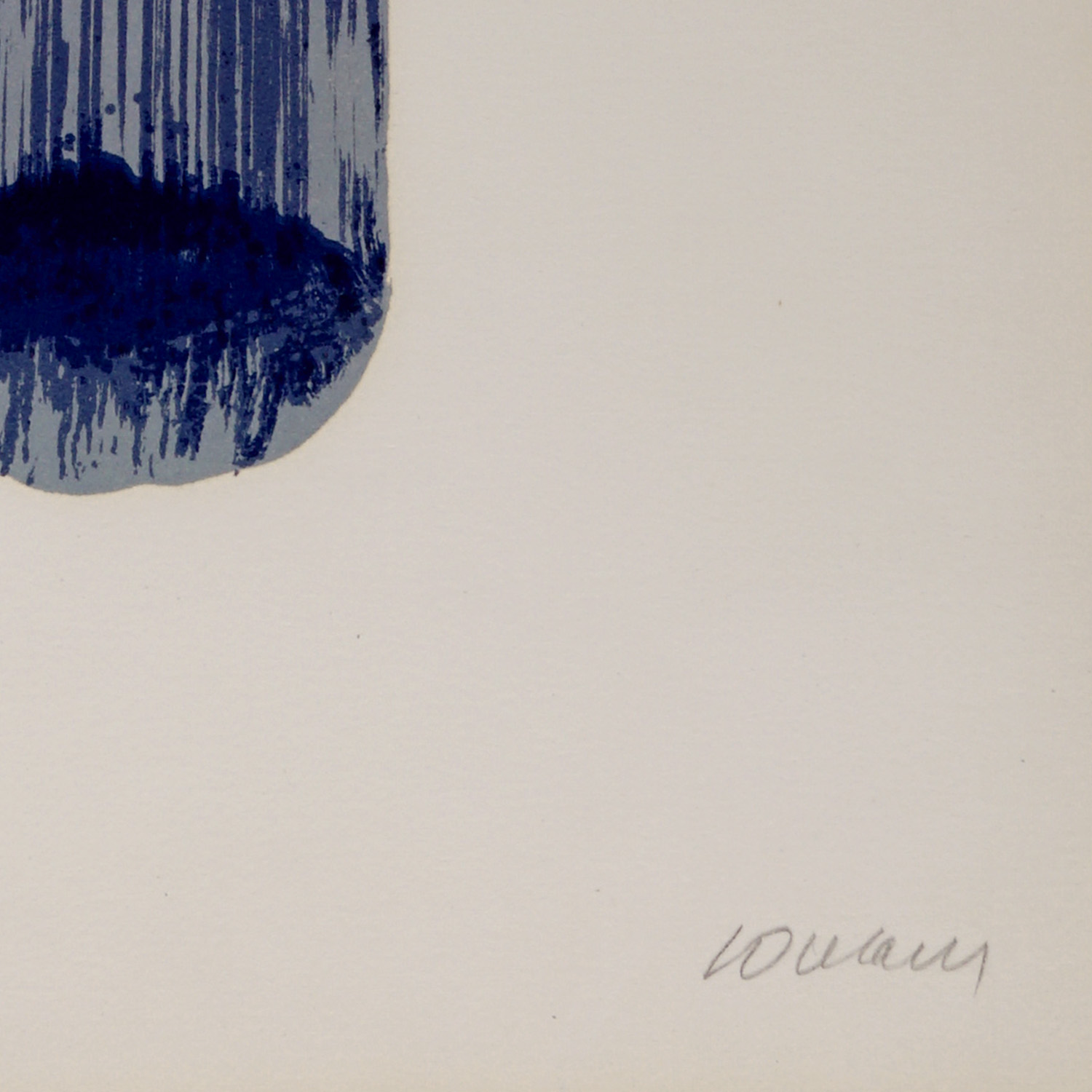 Pierre Soulages (1919-2022), Lithographie n°37 - 1974 - Detail D4