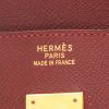 Bolso de mano Hermès  Birkin 35 cm en cuero Courchevel color burdeos - Detail D2 thumbnail