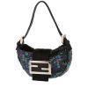 Bolso de mano Fendi   mini  en lona negra - 00pp thumbnail