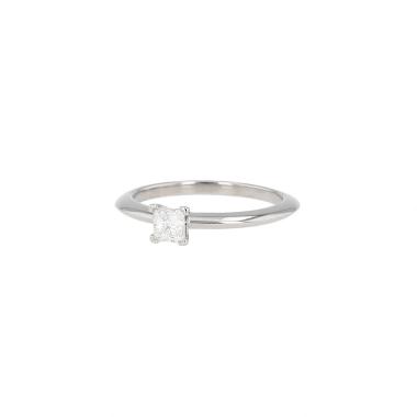 Bague Tiffany & Co Setting en platine et diamant
