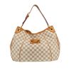 Borsa Louis Vuitton  Galliera in tela a scacchi azzurro e pelle naturale - 360 thumbnail