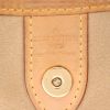 Louis Vuitton  Galliera handbag  in azur damier canvas  and natural leather - Detail D2 thumbnail