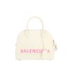 Balenciaga  Ville Top Handle shoulder bag  in white leather - 360 thumbnail