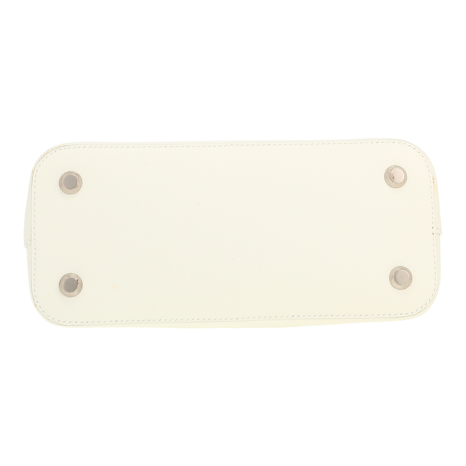 Bolso bandolera Balenciaga  Ville Top Handle en cuero blanco - Detail D1