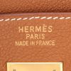 Bolso de mano Hermès  Haut à Courroies en cuero togo color oro - Detail D2 thumbnail