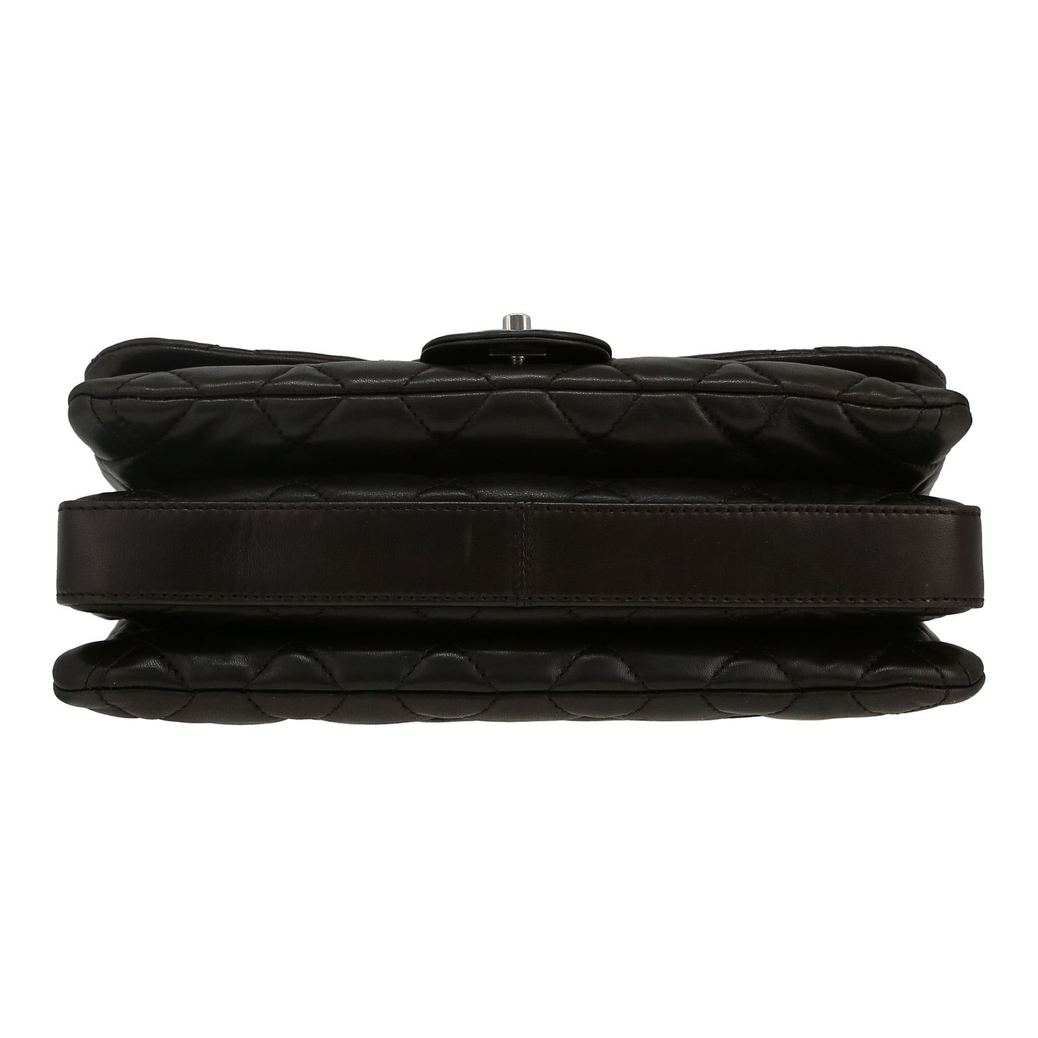 Bolso de mano Chanel  Timeless en cuero acolchado negro - Detail D1