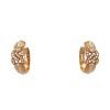 Paire de boucles d'oreilles Cartier  en 3 ors et diamants - 00pp thumbnail