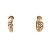 Cartier  earrings in 3 golds and diamonds - 360 thumbnail