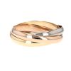 Cartier Trinity large model bracelet in 3 golds - 360 thumbnail