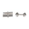 Cartier  pair of cufflinks in white gold - 00pp thumbnail