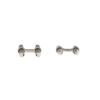 Cartier  pair of cufflinks in white gold - 360 thumbnail