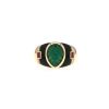 Bague Cartier  en or jaune, chrysoprase et onyx - 360 thumbnail